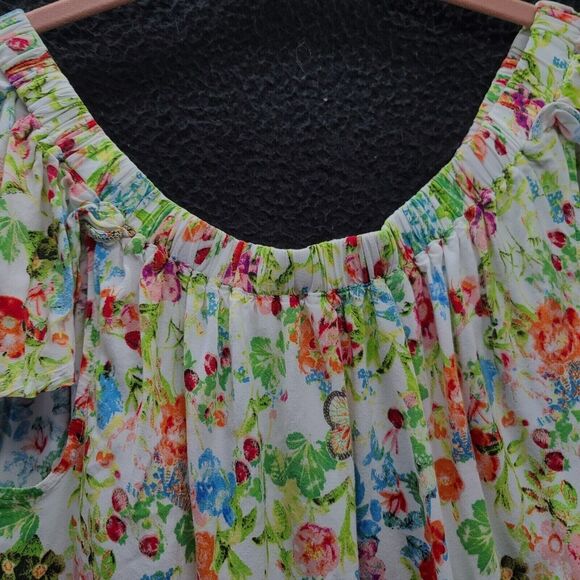 Vanilla Star Womens Top Multi-Color Size Large 100% Rayon Pullover Stretch - Picture 12 of 12